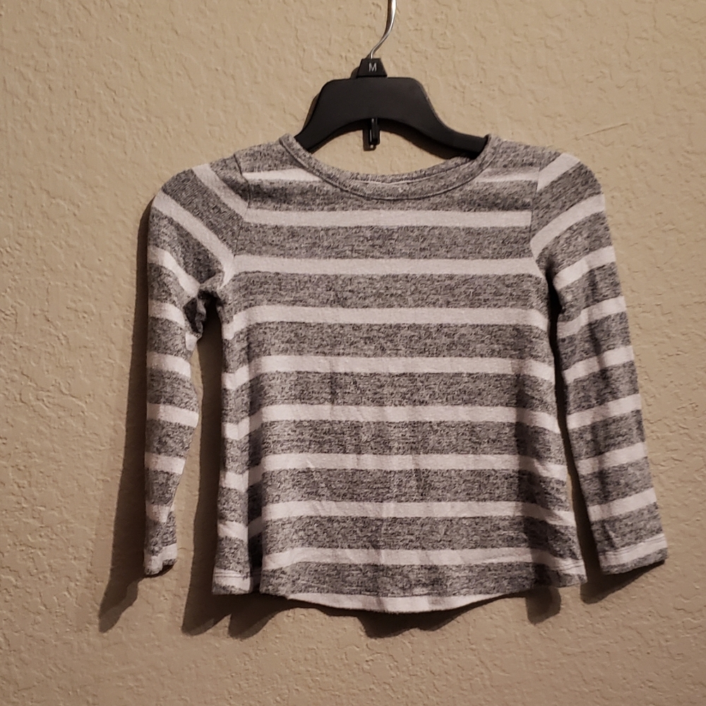 New York Laundry Girls Striped Long Sleeve Top